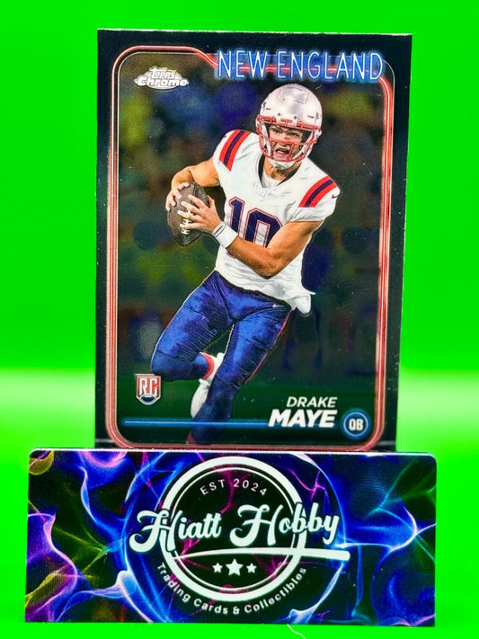 2024 Topps Chrome Football - Drake Maye #203 (RC)