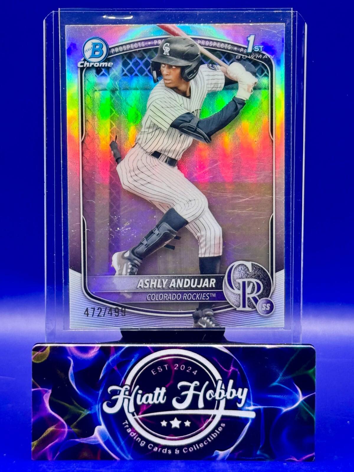 2025 Bowman Chrome - Ashly Andujar #BCP-20 - Refractor /499 (RC)