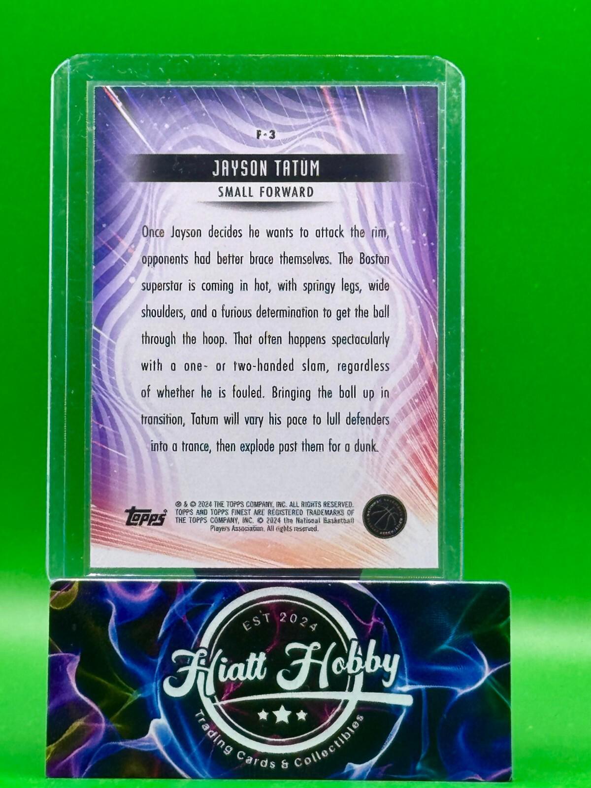 2023 Topps Finest Basketball - Jayson Tatum #F-3 - Finishers - X-Fractor