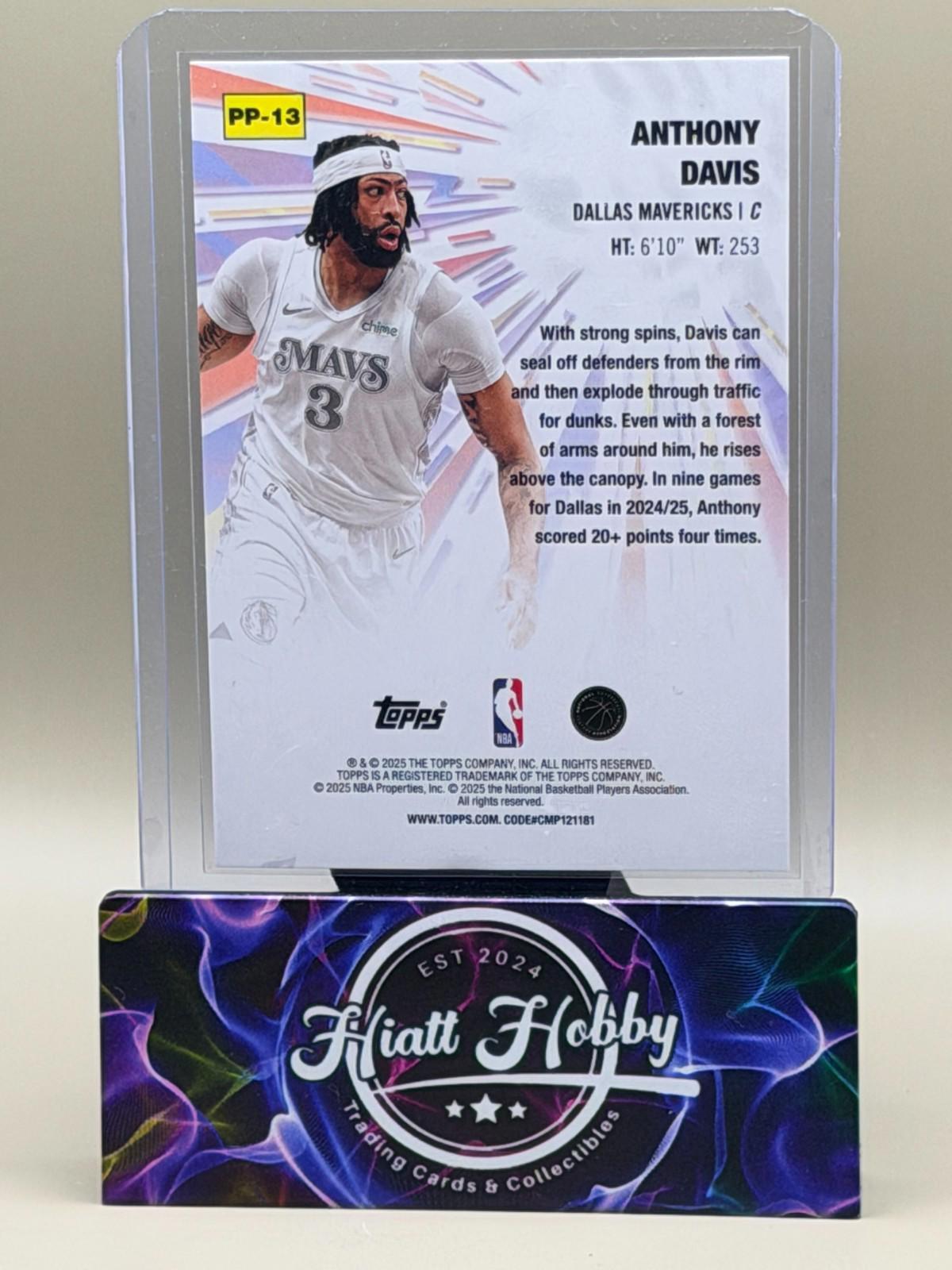2025-26 Topps Basketball - Anthony Davis #PP-13 - Power Players