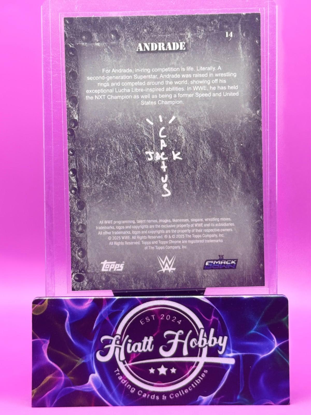 2025 Topps Chrome Cactus Jack WWE - Andrade #14