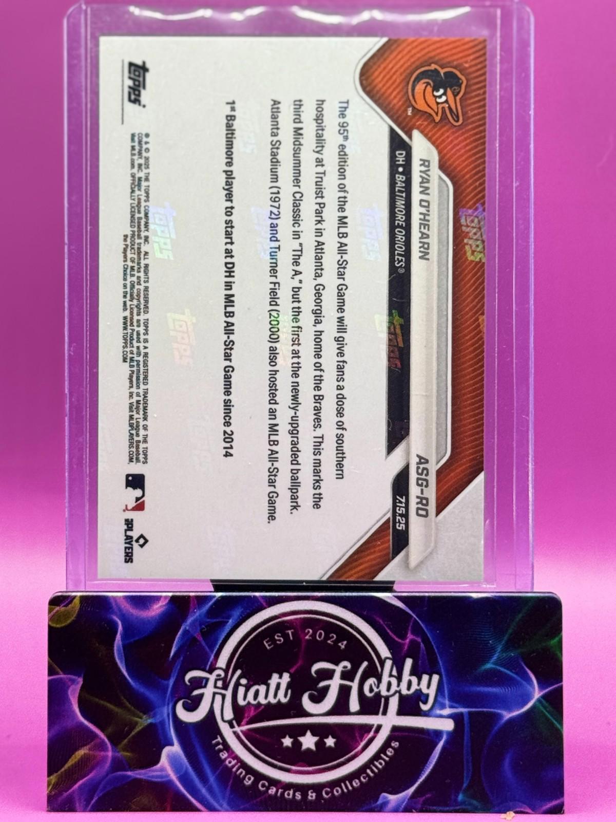 2025 Topps Now - Ryan O'Hearn #ASG-RO - MLB All-Star Game Selection - Gold /50