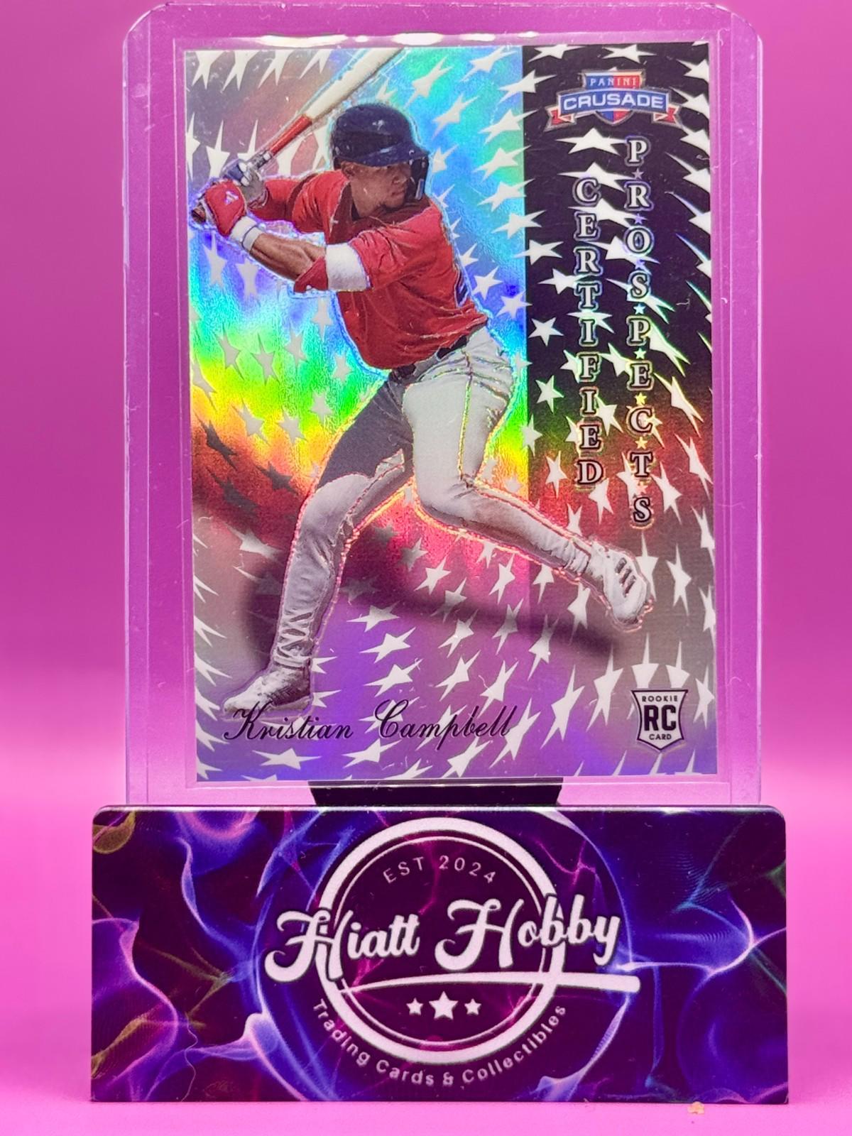 2025 Panini Crusade - Kristian Campbell #22 - Certified Prospects (RC) - Silver