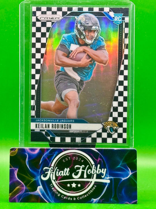 2024 Panini Prizm - Keilan Robinson #361 (RC) Black & White Checker Prizm