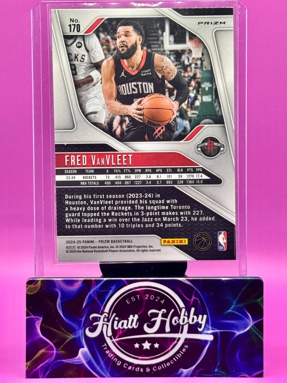2024-25 Panini Prizm - Fred VanVleet #170 Silver Prizm