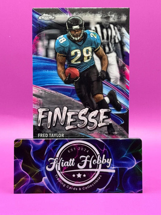 2024 Topps Chrome Football - Fred Taylor #F-14 - Finesse