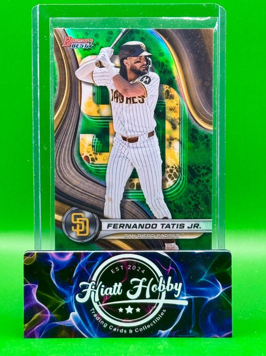 2024 Bowman's Best - Fernando Tatis Jr #55 - Green Refractor /99