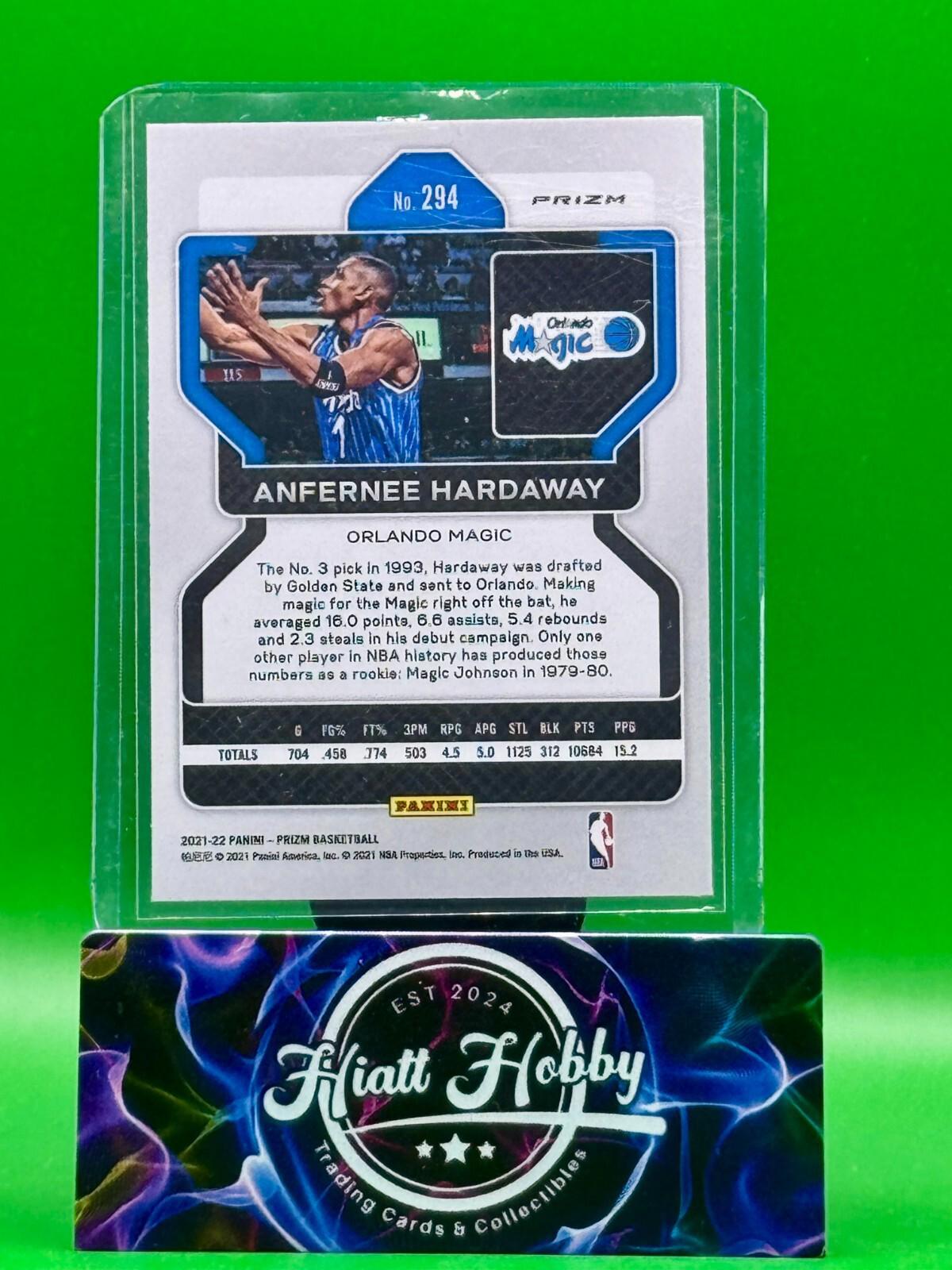 2021-22 Panini Prizm - Anfernee Hardaway #294 Green Prizm