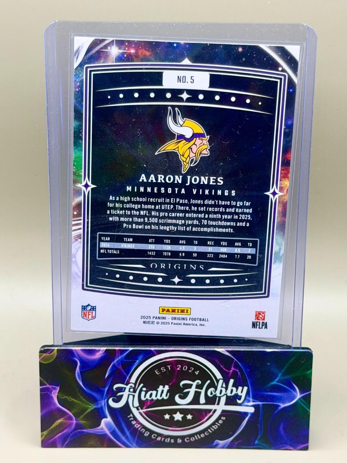 2025 Panini Origins Football - #5 Aaron Jones