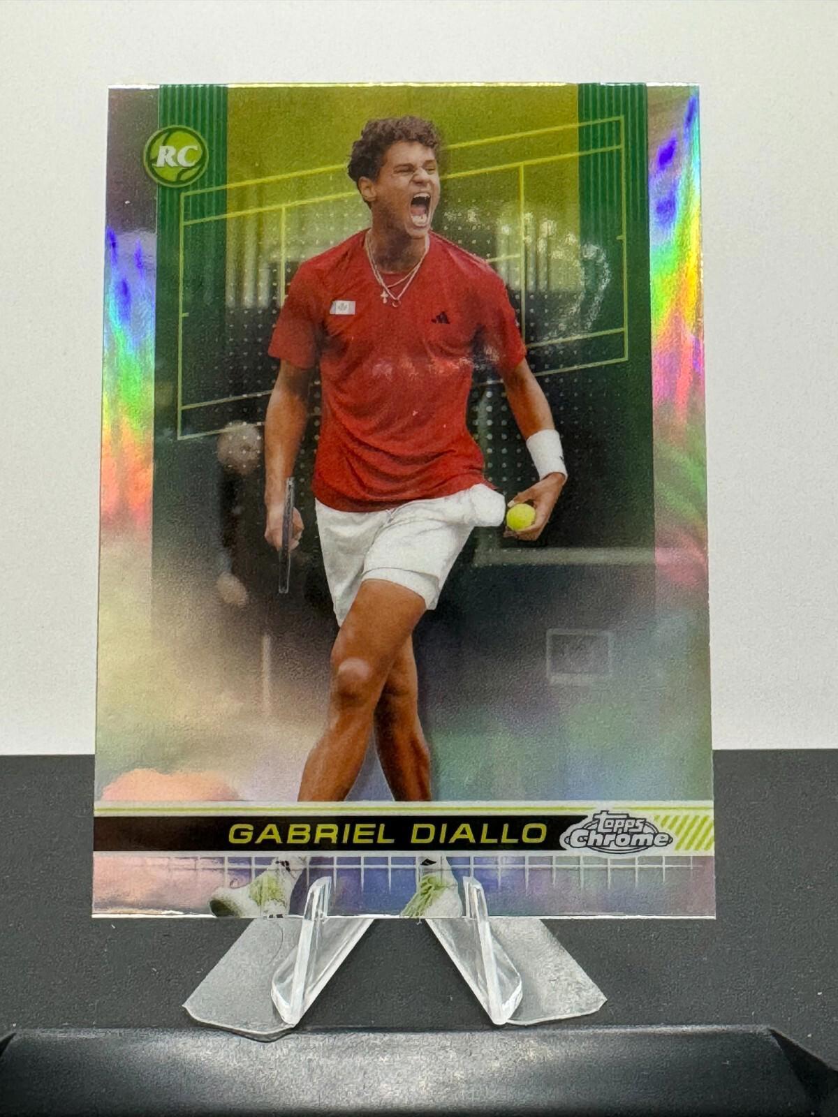 2024 Topps Chrome Tennis Gabriel Diallo #30 - Refractor
