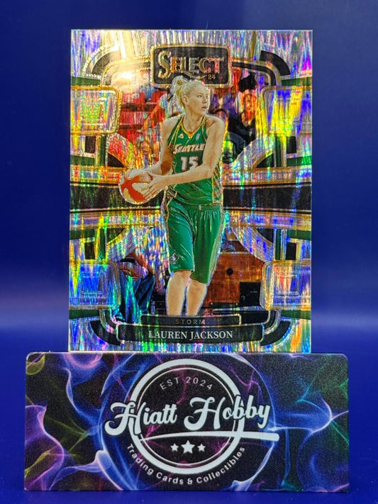 2024 Panini Select WNBA - Concourse #89 - Lauren Jackson - Flash Prizm