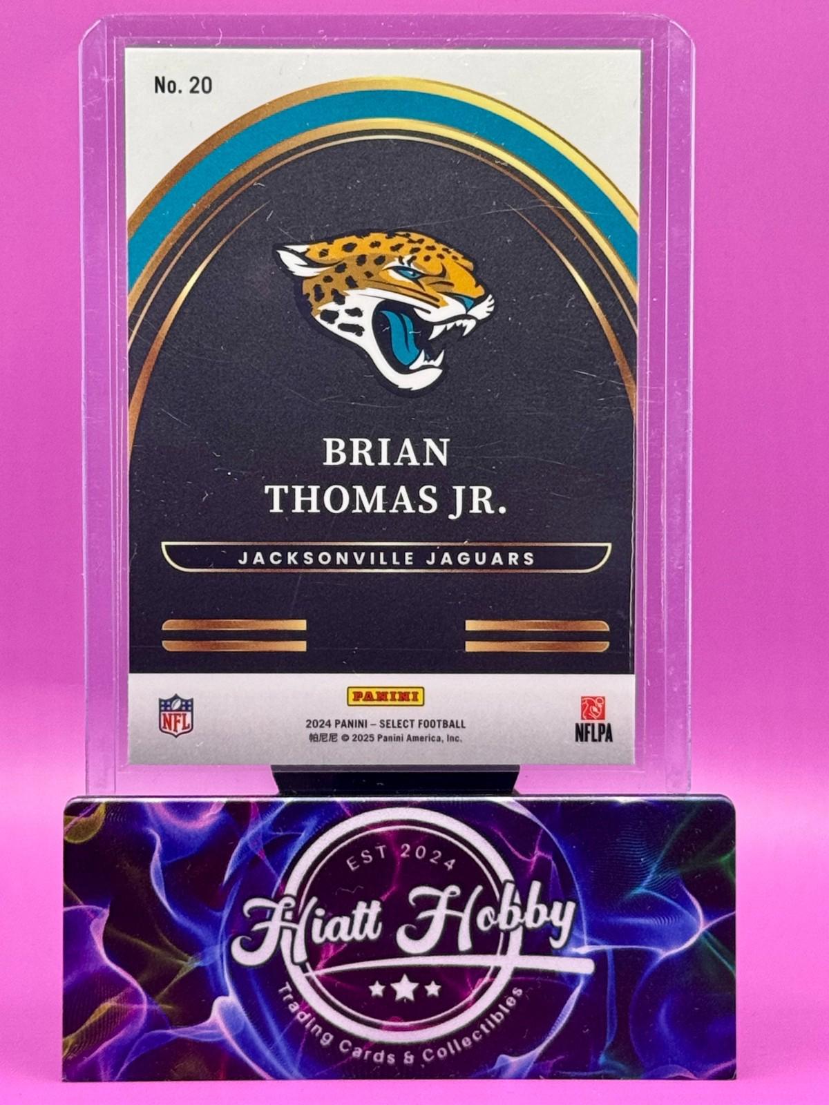 2024 Panini Select Football - Brian Thomas Jr #20 - Select Future (RC)