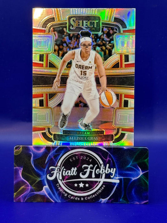 2024 Panini Select WNBA - Concourse #51 Allisha Gray - Silver Holo