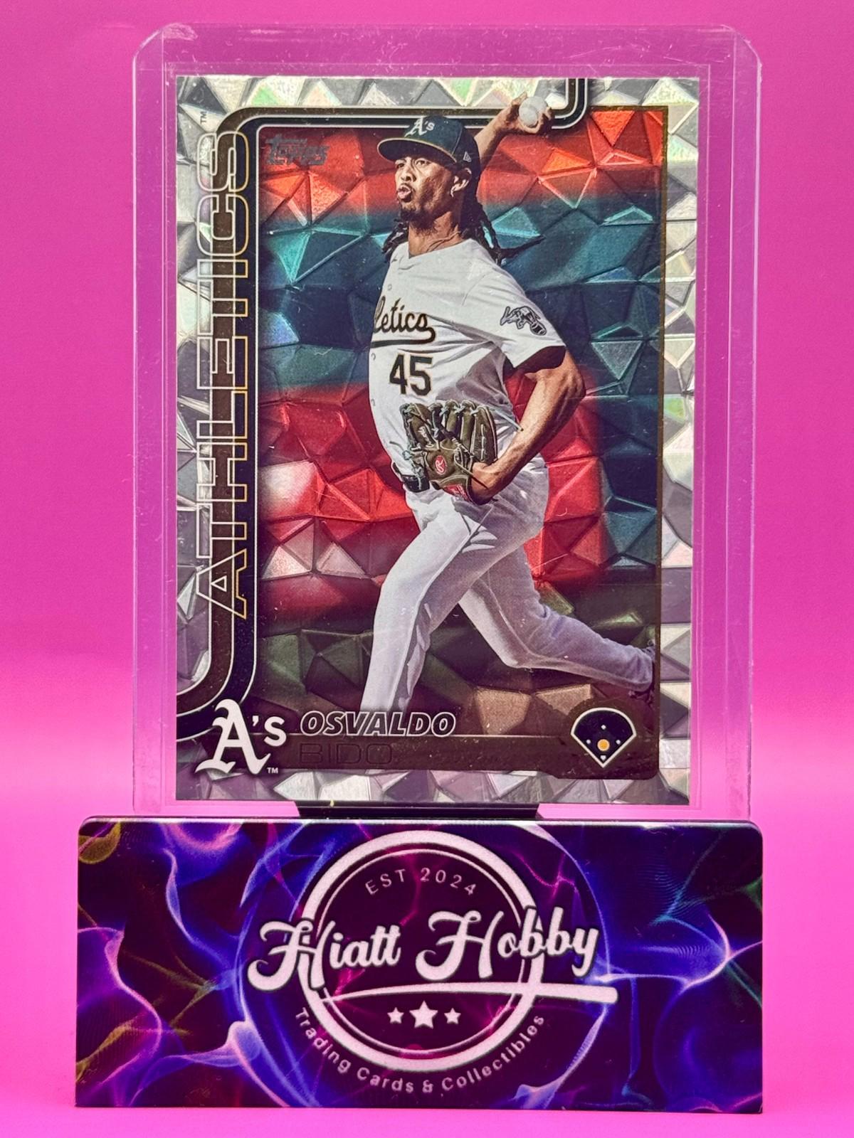 2025 Topps Series 2 - Osvaldo Bido #565 - Diamante Foilboard