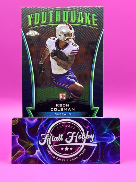 2024 Topps Chrome Football - Keon Coleman #Y-21 - Youthquake (RC)