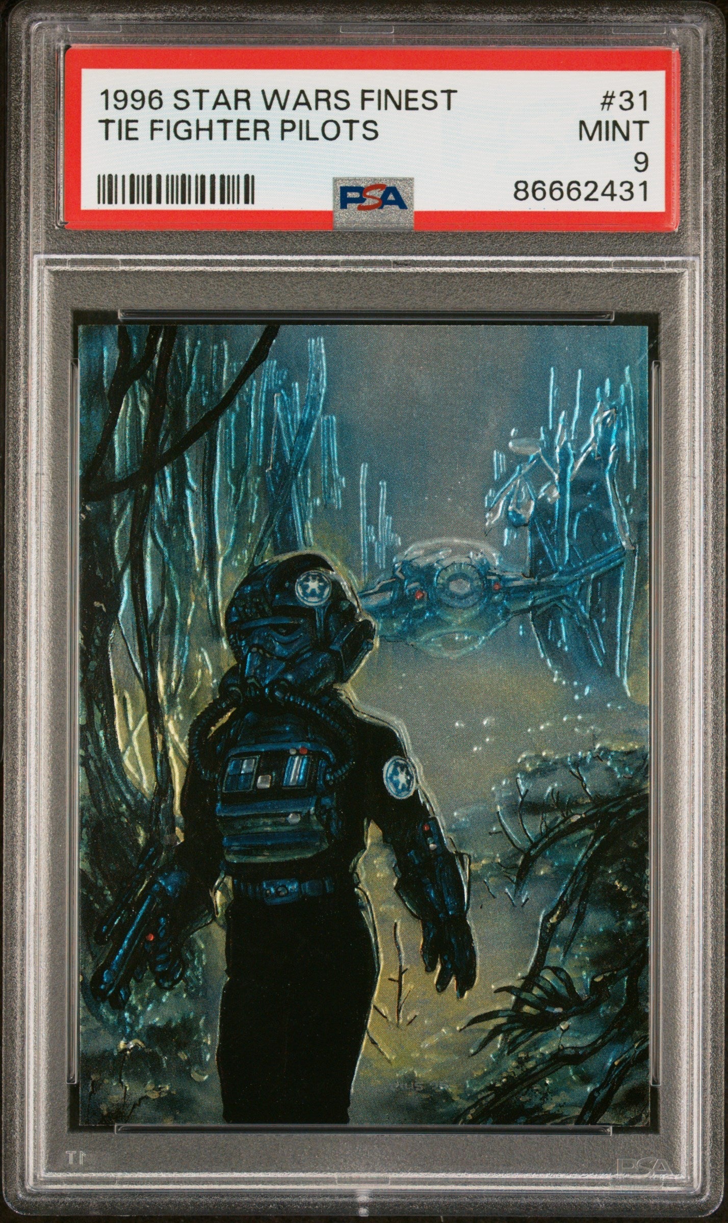 1996 STAR WARS FINEST TIE FIGHTER PILOTS #31 - PSA 9