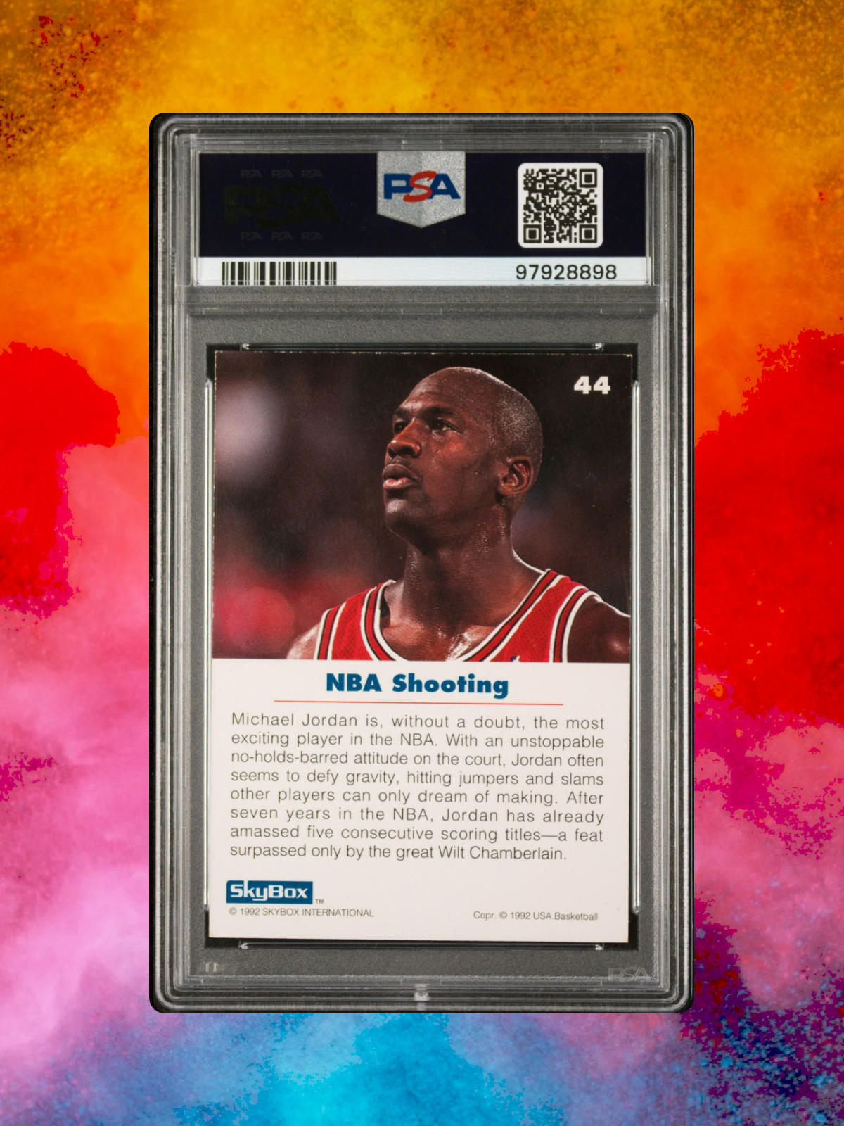 1992 Skybox USA - #44 Michael Jordan PSA 7