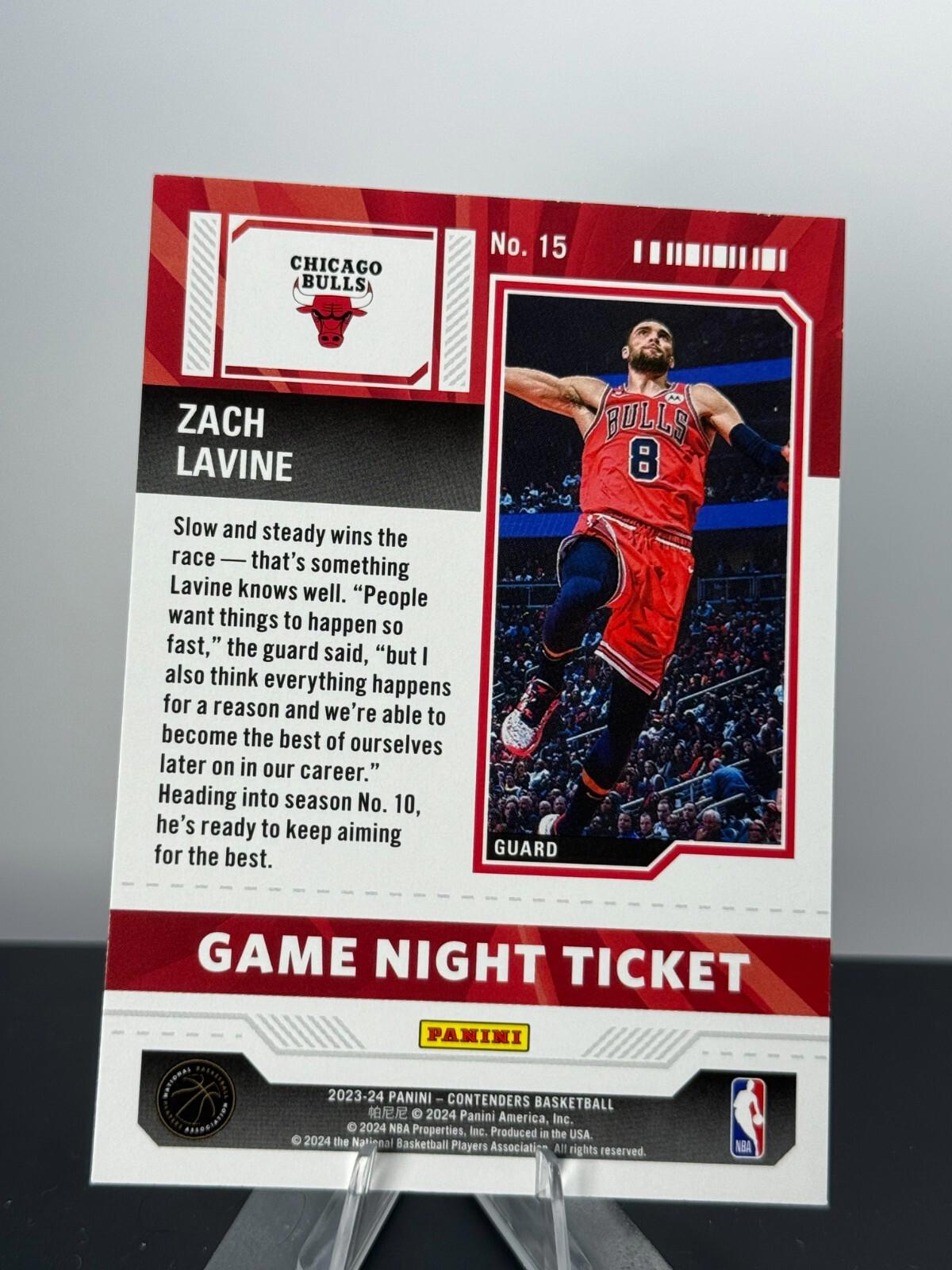 2023 Panini Contenders Basketball - Game Night and Game Ticket- LOT of 5