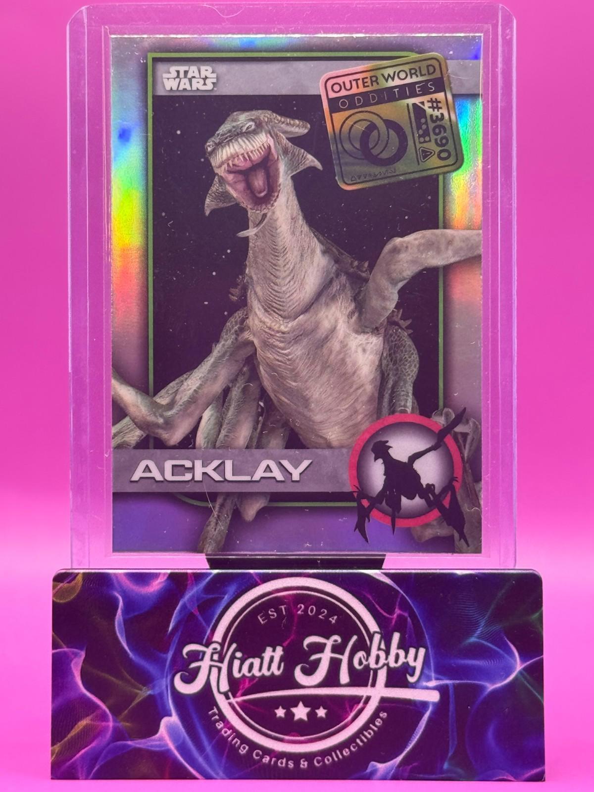 2025 Topps Chrome Star Wars - Acklay #UO-1 - Underworld Odities - Refractor