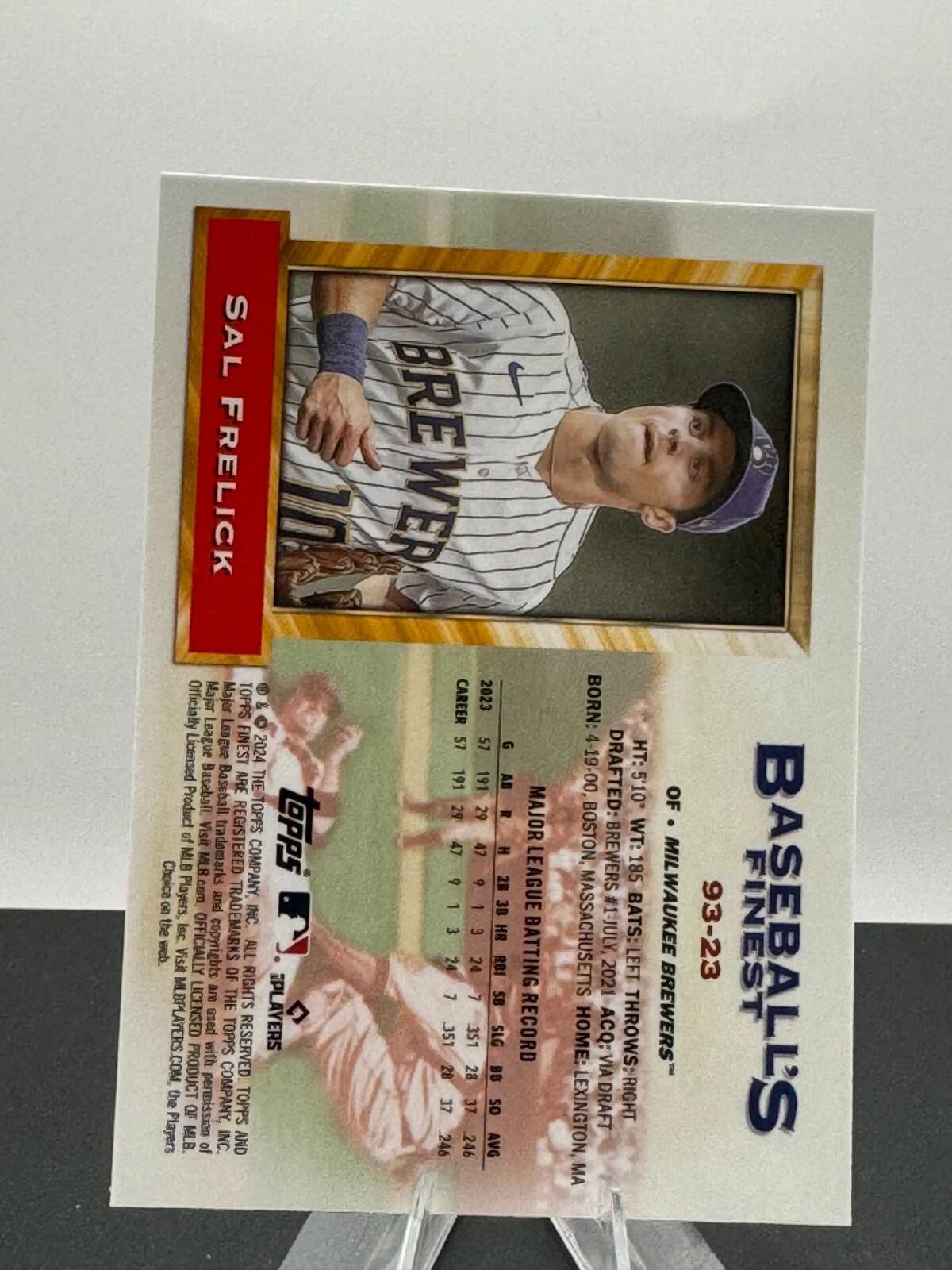 2024 Topps Finest Baseball - Baseball's Finest - LOT of 3