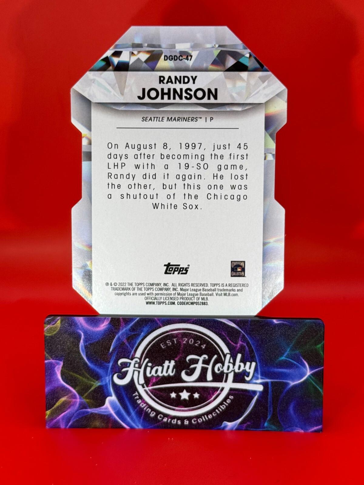 2022 Topps Series 2 - Diamond Greats Die-Cuts #DGDC-47 Randy Johnson