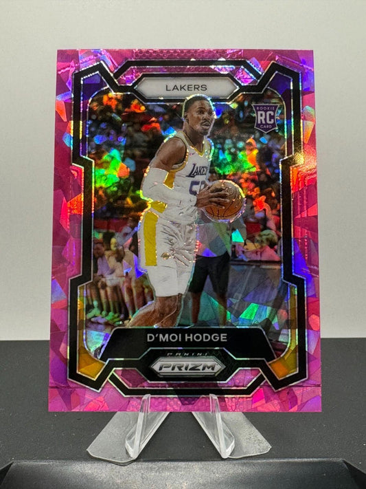 2023-24 Panini Prizm - Pink Ice Prizm #298 D'Moi Hodge (RC)