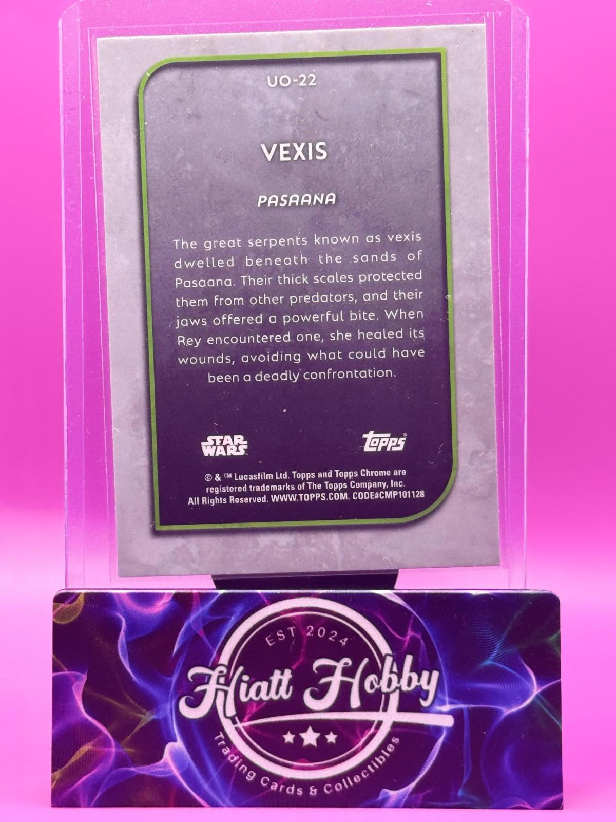 2025 Topps Chrome Star Wars - Vexis #UO-22 - Underworld Odities - Refractor