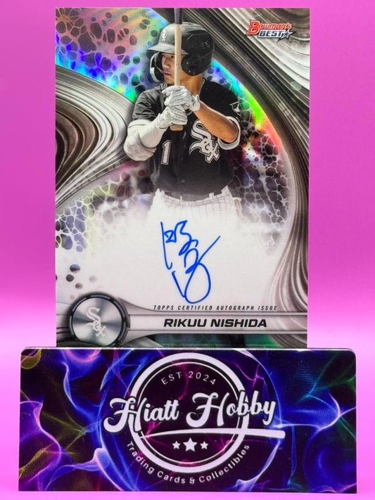 2024 Bowman's Best - Rokuu Nishida #B24-RN - Refractor Auto (RC, AU)