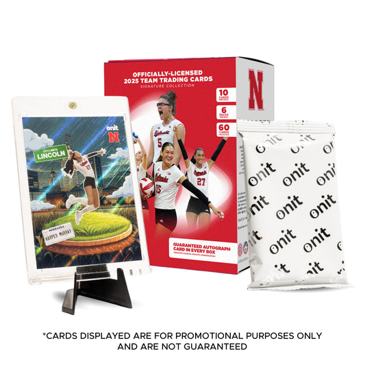 University of Nebraska Volleyball 2025 Trading Cards - Platinum Box (Guaranteed Autograph)