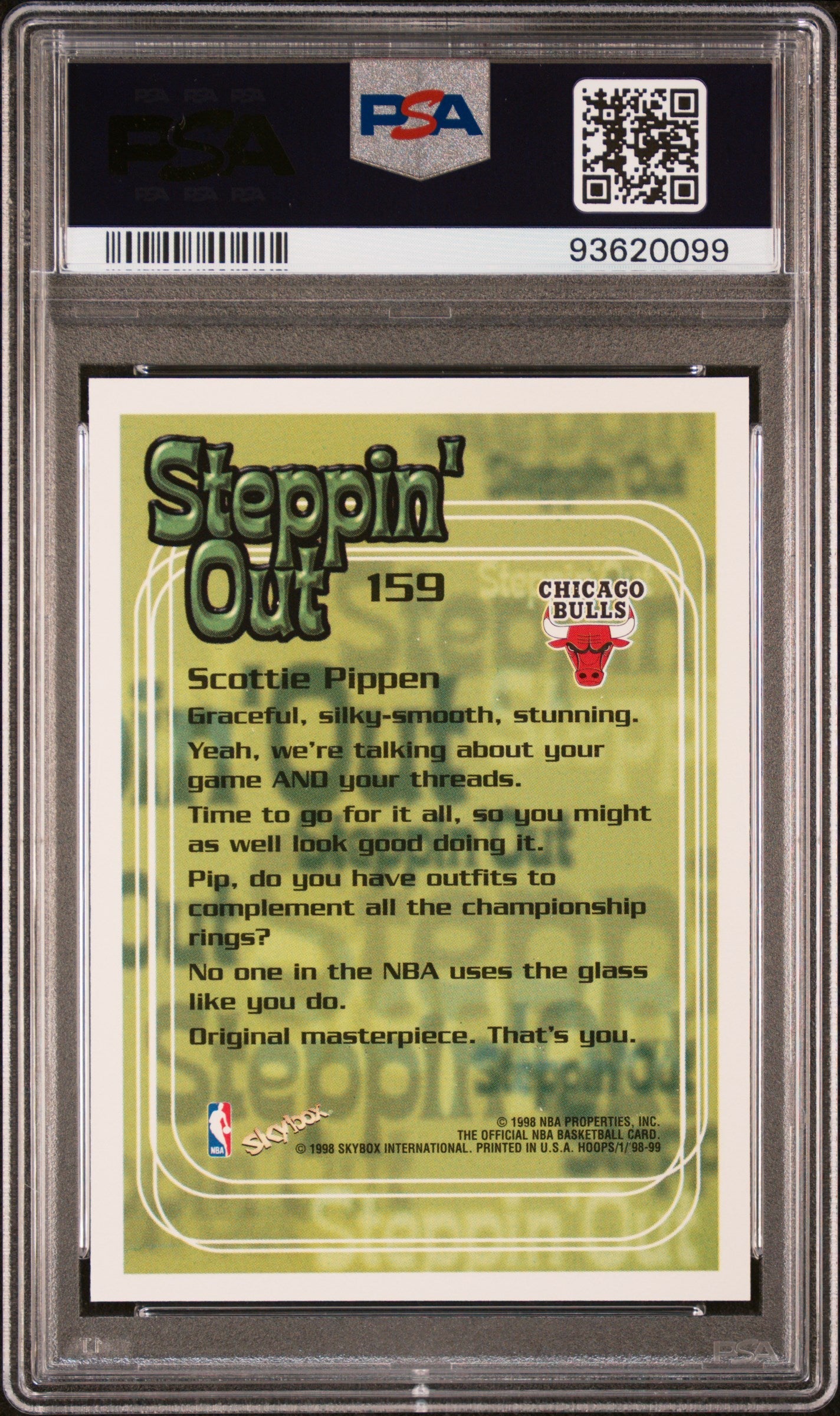 1998 HOOPS SCOTTIE PIPPEN #159 - PSA 10