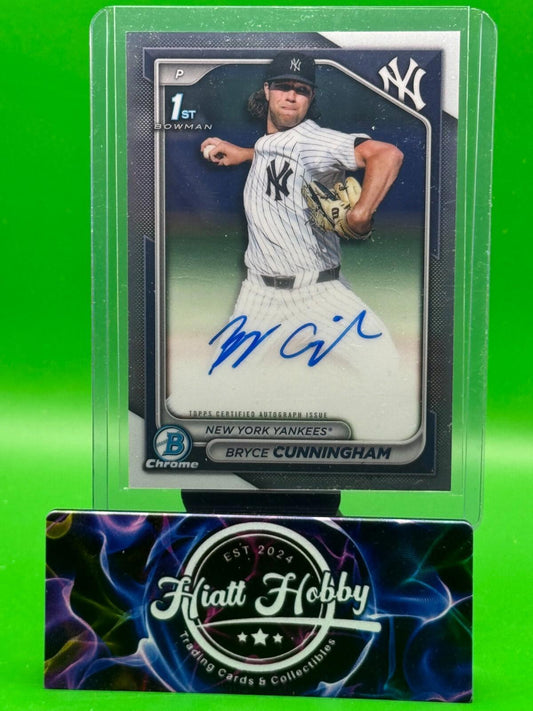 2024 Bowman Draft Chrome - Bryce Cunningham #CPA-BC - Auto