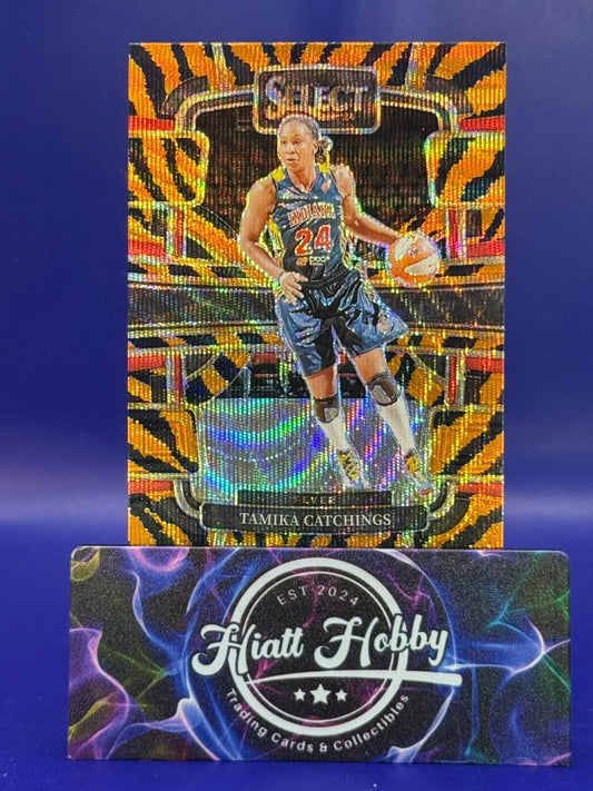 2024 Panini Select WNBA - Concourse #26 Tamika Catchings - Tiger Prizm