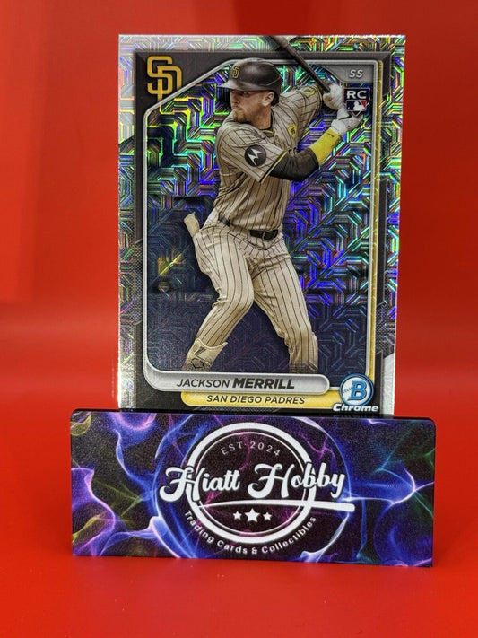 2024 Bowman Chrome -  Mojo Refractor #27 Jackson Merrill (RC)