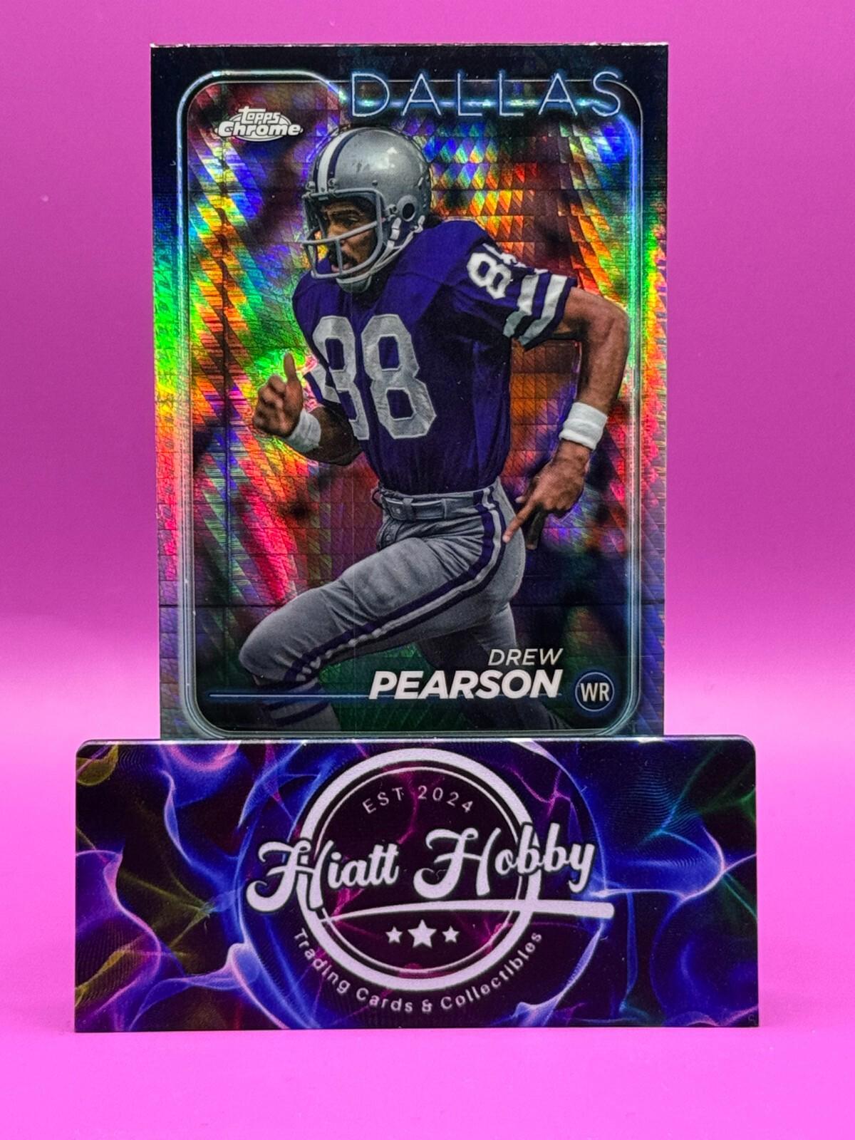2024 Topps Chrome Football - Drew Pearson #42 - Prism Refractor