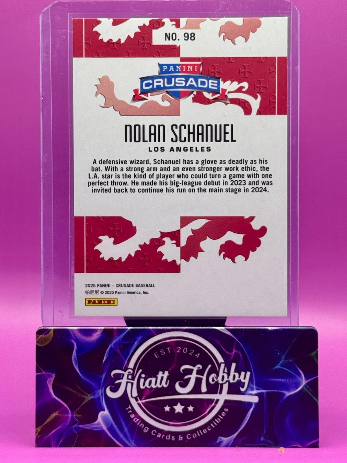 2025 Panini Crusade - Nolan Schanuel #98 - Silver