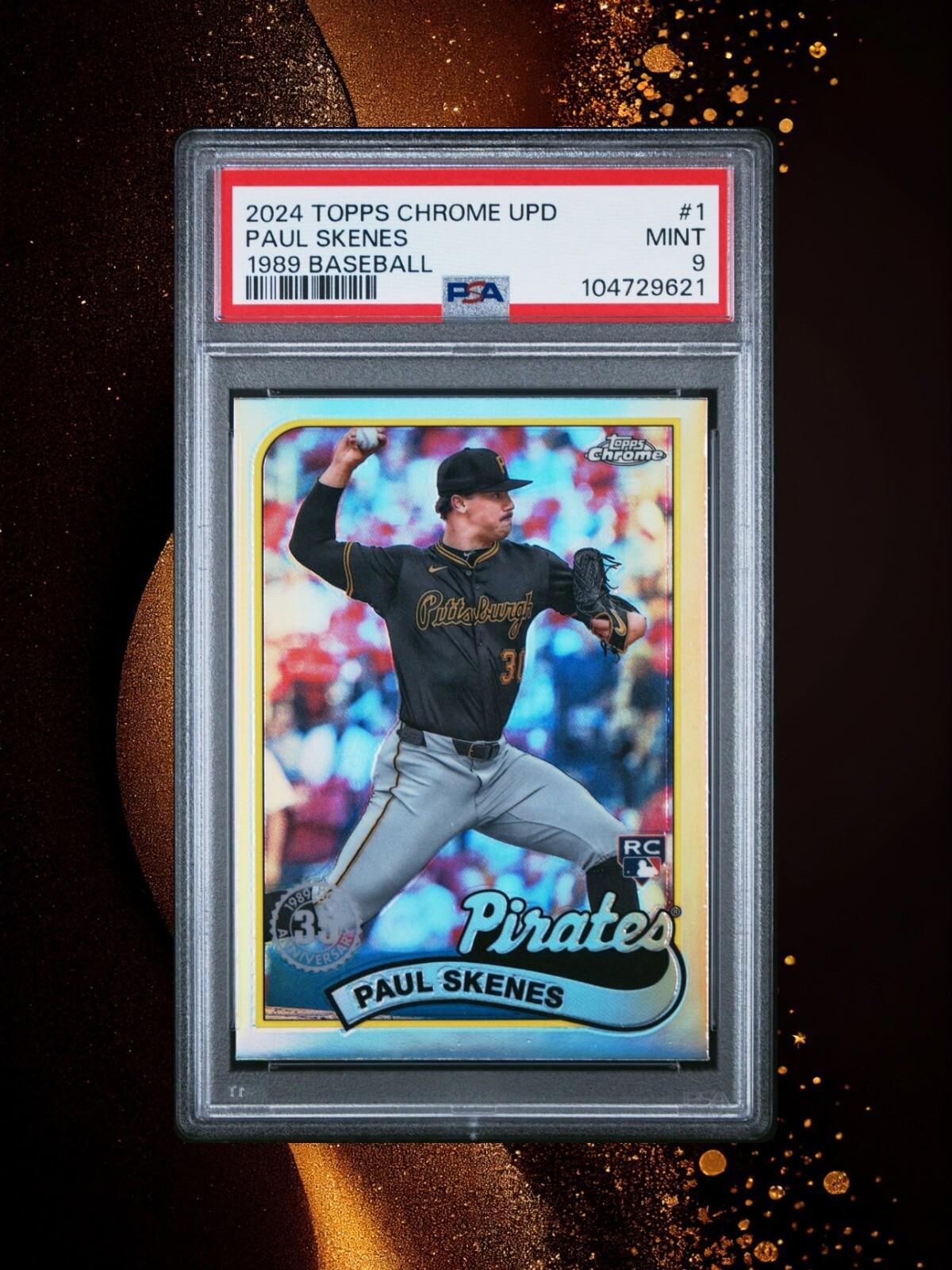 2024 Topps Chrome Update - 35th Anniversayr Paul Skenes #89CU-1 (RC) - PSA 9