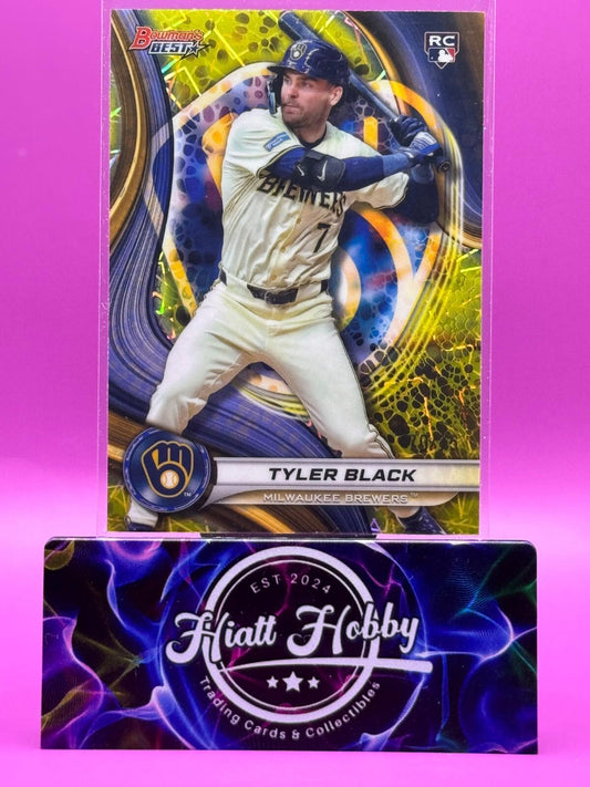 2024 Bowman's Best - Tyler Black #39 - Yellow Lazer Refractor /75 (RC)