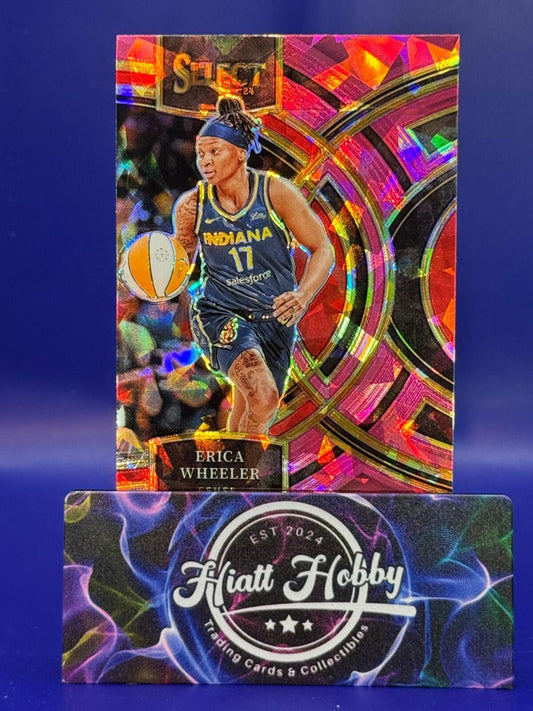 2024 Panini Select WNBA - Premier Level #152 - Erica Wheeler - Pink Ice