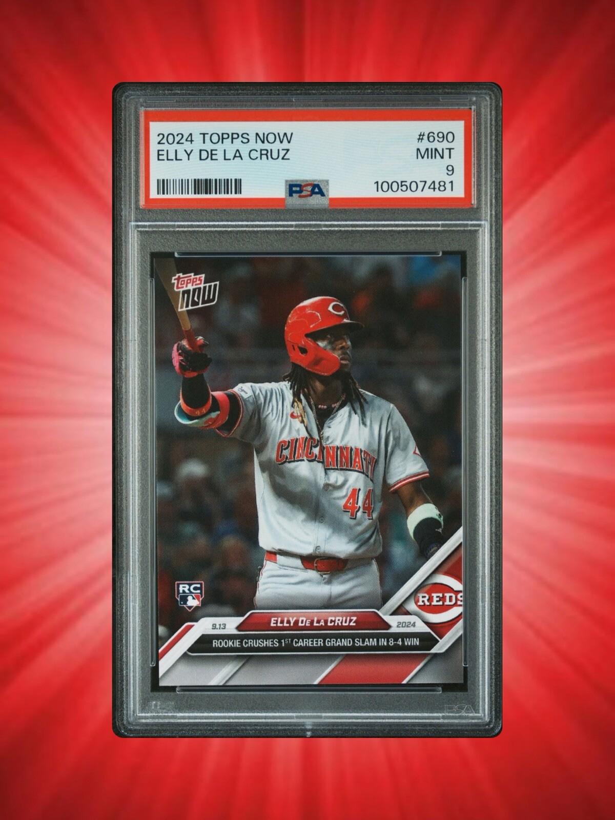 2024 Topps Now - #690 Elly De La Cruz (RC) PSA 9