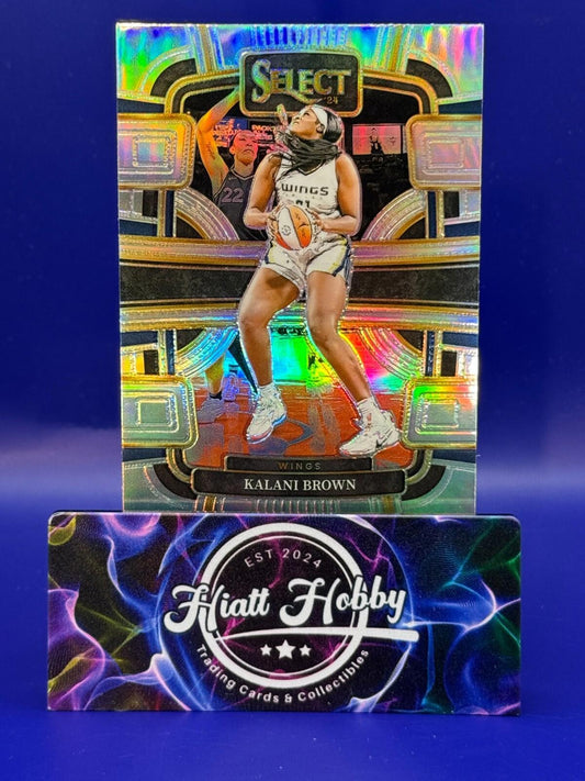 2024 Panini Select WNBA - Concourse #10 Kalani Brown - Silver Holo