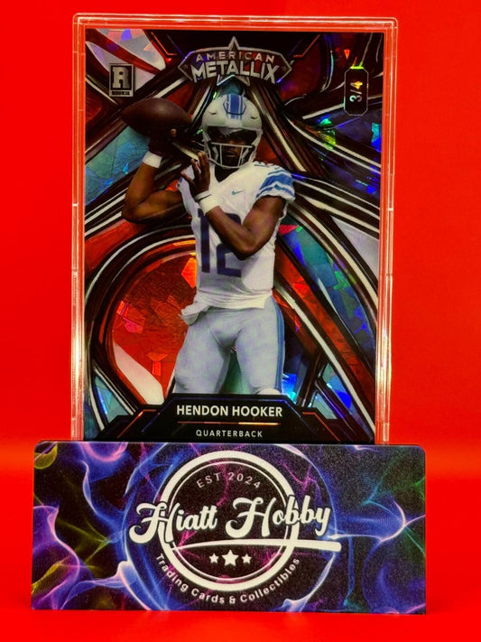 2023 Wild Card Metallix - Hendon Hooker #WMG-HH - Cracked Ice /4
