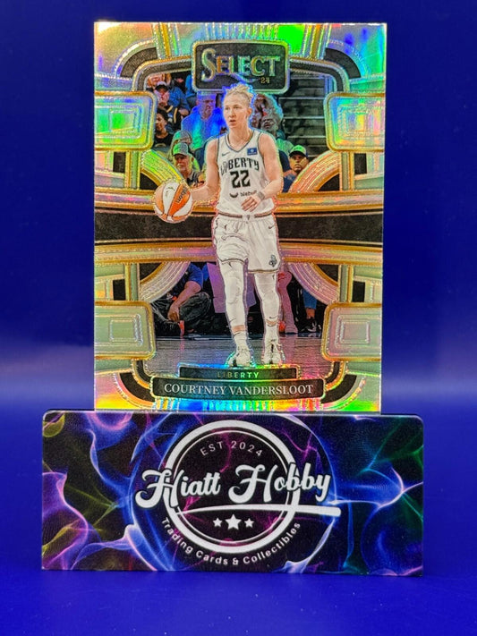 2024 Panini Select WNBA - Concourse #78 - Courtney Vandersloot - Silver Holo