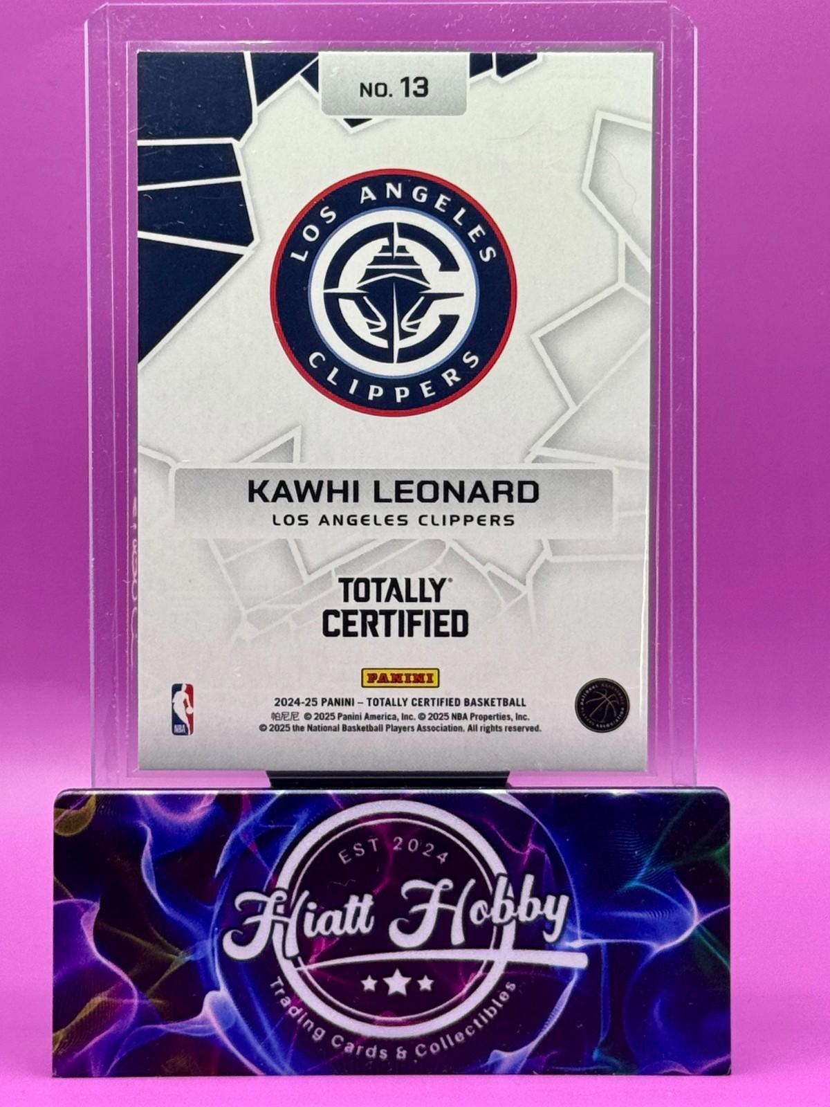2024-25 Panini Totally Certified - Rock the Rim Kawhi Leonard #13 Mirror