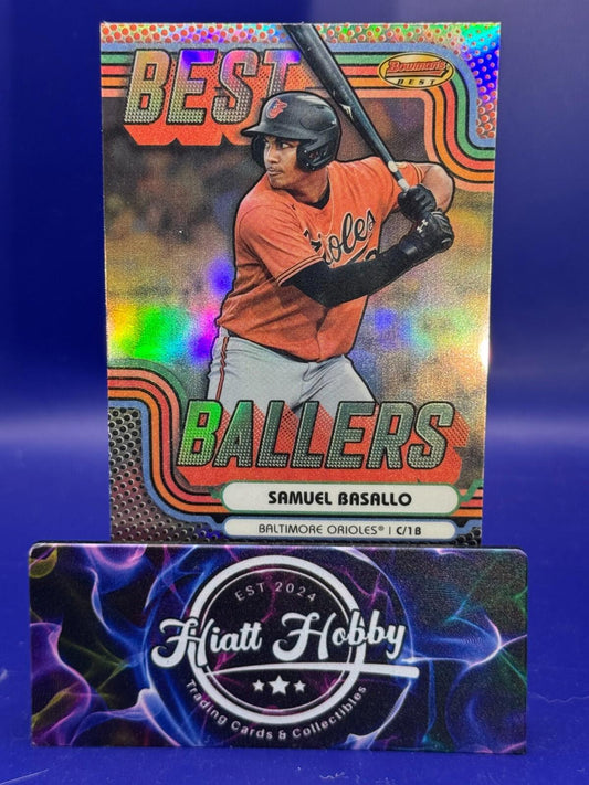 2024 Bowman's Best Baseball - Samuel Basallo #BB-18 - Best Ballers