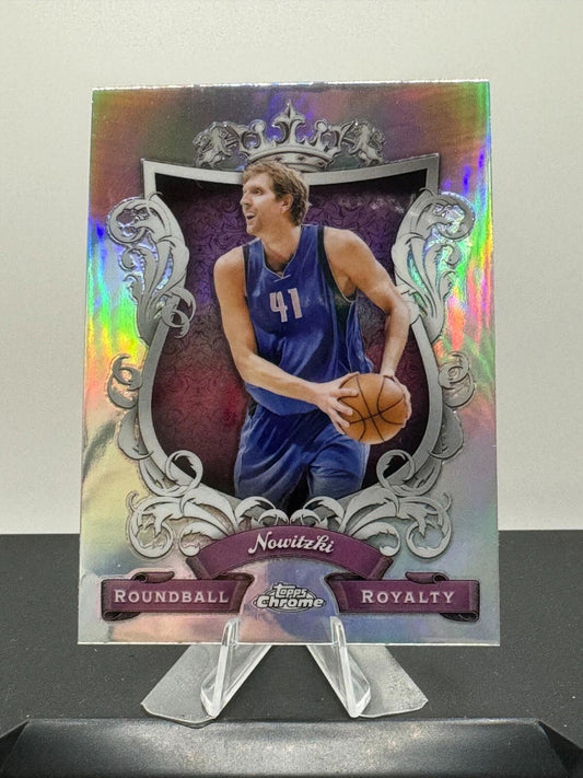 2023-24 Topps Chrome - Dirk Nowitzki #RR - 4 - Roundball Royalty
