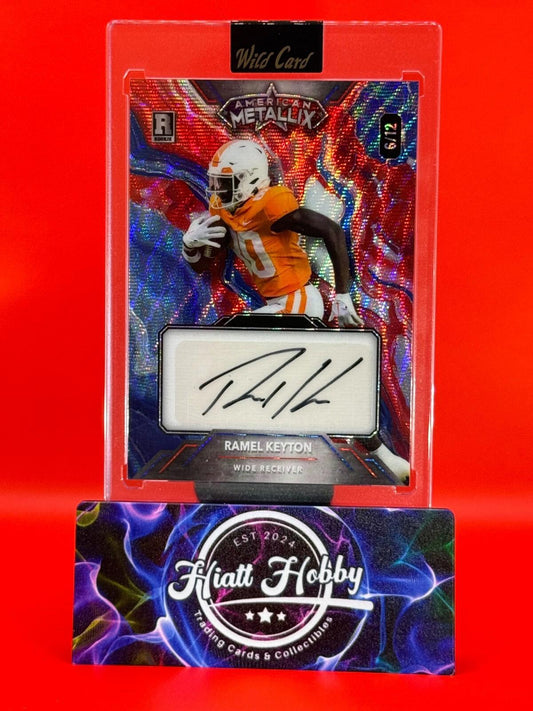2023 Wild Card Metallix - Ramel Keyton #WMM-RKA - Wave Auto /12