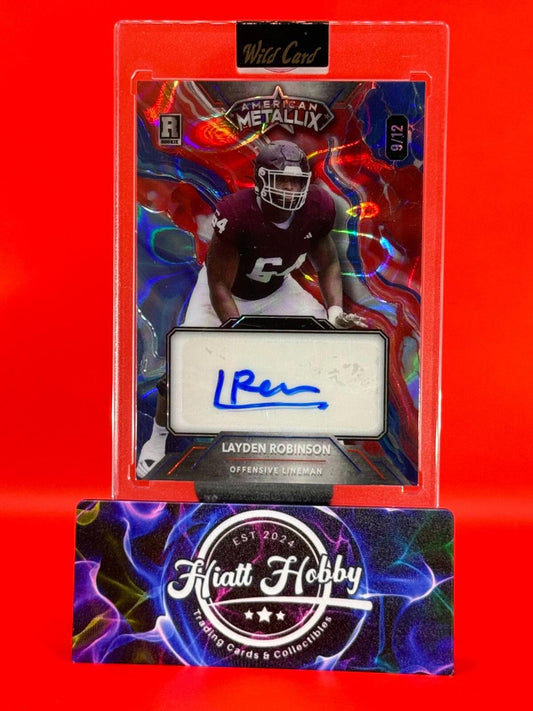 2023 Wild Card Metallix - Layden Robinson #WMM-LRA - Lava Auto /12