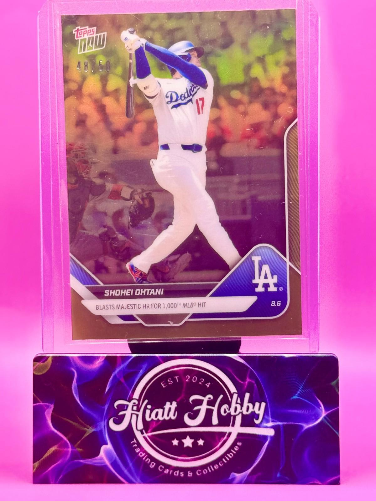 2025 Topps Now - Shohei Ohtani #527 - Gold /50