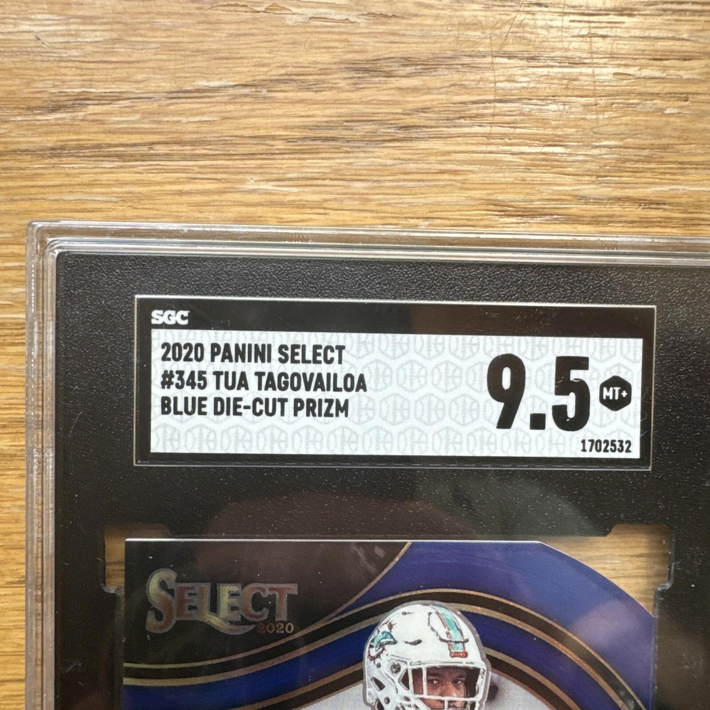 2020 Panini Select Tua Tagovailoa Field Level Blue Die Cut RC SGC 10 Pop 22 !