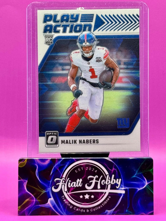 2024 Panini Donruss Optic - Malik Nabers #8 - Play Action